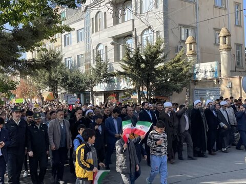 اجتماع مردم شهرستان نمین در حمایت از ملت فلسطین