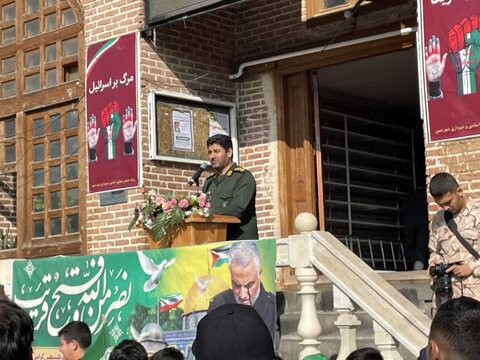 اجتماع مردم شهرستان نمین در حمایت از ملت فلسطین
