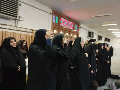 تصاویر حضور خواهران طلبه در تجمع حمایت ار کودکان غزه