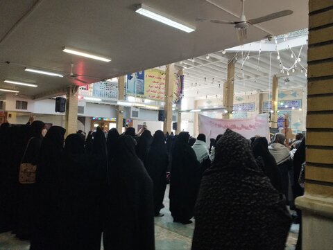 تصاویر حضور خواهران طلبه در تجمع حمایت ار کودکان غزه
