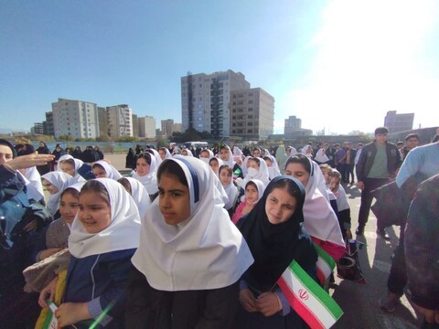 تصاویر/ راهپیمایی مردم شهرستان جلفا در حمایت از مردم مظلوم غزه