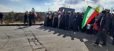 تصاویر/ راهپیمایی مردم شهرستان دندی در حمایت از مردم مظلوم غزه