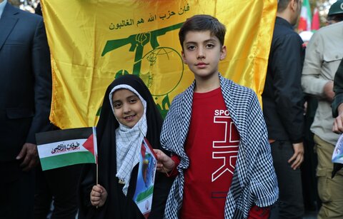 راهپیمایی حمایت از مردم غزه در البرز
