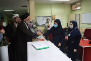 تصاویر/ حضور امام جمعه سلماس در بیمارستان خاتم الانبیا(ص)