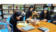 اجرای طرح کلاس درس در کتابخانه در مدرسه علمیه ریحانة النبی (س) اراک