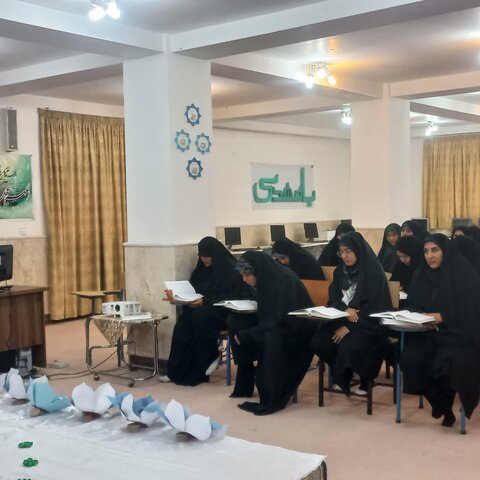 تصاویر/ برگزاری مسابقه قرآنی ترتیل در مدرسه علمیه  فاطمة الزهرا (س) سلماس