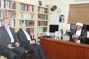 ایرانی سفیر کی اعلیٰ سطحی وفد کے ہمراہ علامہ شبیر حسن میثمی سے کراچی میں ملاقات