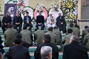 تصاویر/ مجلس ترحیم امام جمعه سابق شهرستان خوی