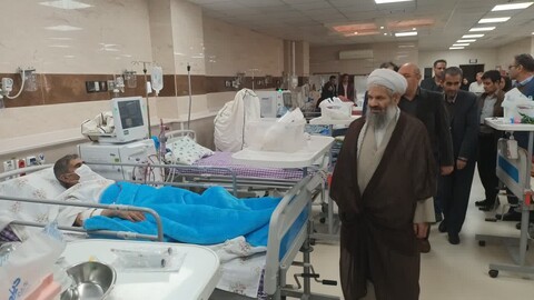 تصاویر | تجلیل امام جمعه شهرستان اهر از پرستاران بیمارستان باقرالعلوم(ع) تبریز