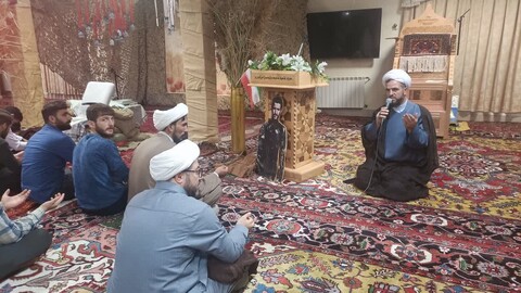 تصاویر/ هیئت هفتگی حوزه علمیه ولیعصر(عج) تبریز