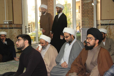 تصاویر / مراسم گرامیداشت هفته بسیج با حضور مدیر حوزه علمیه استان قزوین