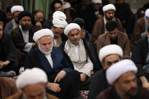 تصاویر/ تجدیدمیثاق کارکنان مرکز مدیریت حوزههای علمیه با شهدای گمنام