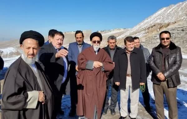 بازدید نماینده ولی فقیه در آذربایجان شرقی از قطعه ۶ آزاد راه تبریز- ارومیه