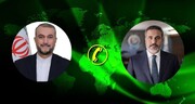 گفتگوی تلفنی وزرای خارجه ایران و ترکیه درباره تحولات فلسطین