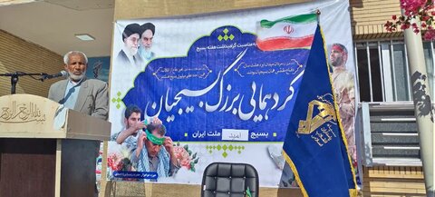 تصاویر / گردهمایی بزرگ بسیجیان بخش احمدی