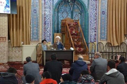 تصاویر/ حضور امام جمعه شهرستان مرند در مسجد جامع بناب