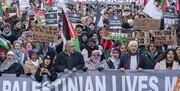 اسکاٹ لینڈ میں فلسطین کی حمایت میں مظاہرے