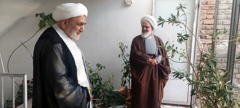 تصاویر/ دیدار مسئولان حوزوی زنجان با روحانیون پیشکسوت