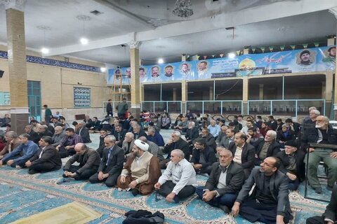 تصاویر/ حضور نماینده ولی فقیه در استان کرمانشاه، در مسجد «ثارالله» شهرک ظفر