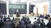 تصاویر/ مراسم سالروز شهادت حضرت فاطمه(س) در مدرسه علمیه بوشهر