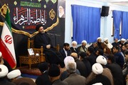 تصاویر/ سخنرانی امام جمعه اردبیل در مراسم عزاداری ایام فاطمیه در شهرستان ساری
