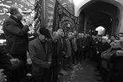 تصاویر/ قافله عزاداری شهادت حضرت زهرا(س) در بازار اصفهان