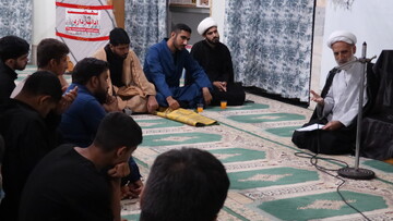 تصاویر/ مراسم عزاداری فاطمیه اول در مدرسه علمیه النبی(ص) بندرعباس