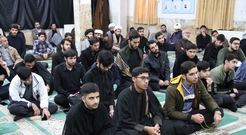 مراسم سالروز شهادت حضرت فاطمه(س) در مدرسه علمیه بوشهر