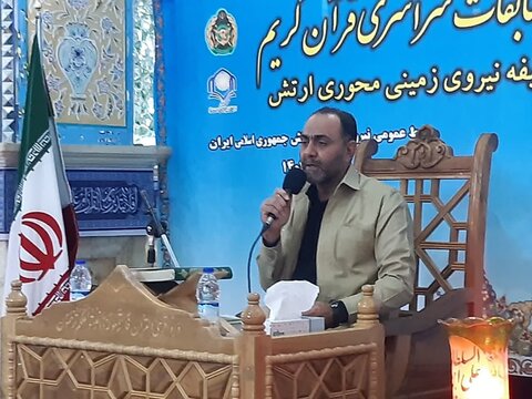 تصاویر/ برگزاری محفل انس با قرآن ممتازین نیروی زمینی ارتش در آستان علی بن باقر(ع)