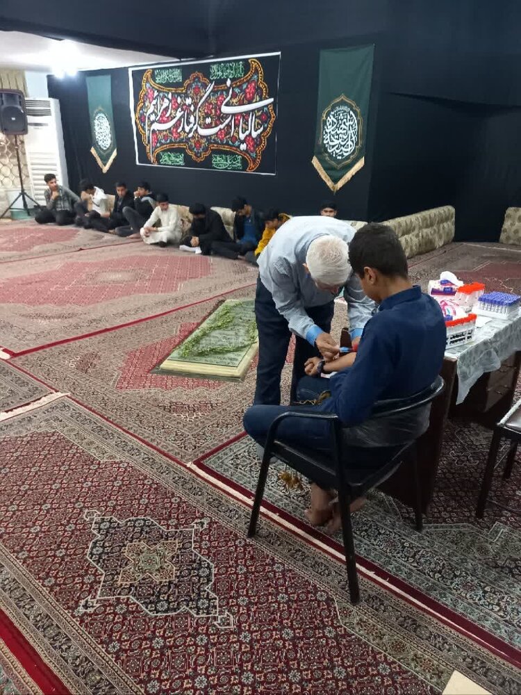 اجرای طرح سنجش سلامت ویژه داوطلبین جدیدالورود حوزه علمیه خوزستان + عکس