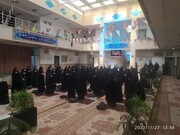 تصاویر/ مراسم عزاداری شهادت حضرت زهرا (س) در مدرسه علمیه ریحانة الرسول ارومیه