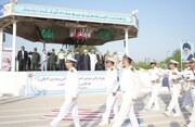 تصاویر/ رژه اقتدار نیروی دریایی ارتش در بوشهر