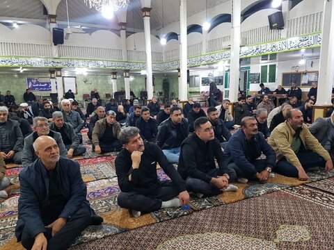 تصاویر/ مراسم عزاداری شام غریبان حضرت فاطمه زهرا سلام الله علیها در مسجد جامع ماکو