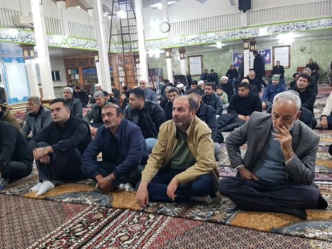 تصاویر/ مراسم عزاداری شام غریبان حضرت فاطمه زهرا سلام الله علیها در مسجد جامع ماکو