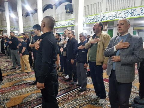 تصاویر/ مراسم عزاداری شام غریبان حضرت فاطمه زهرا سلام الله علیها در مسجد جامع ماکو