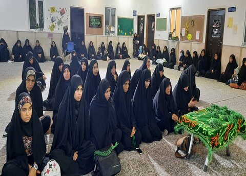 مراسم شهادت حضرت فاطمه(س) در مدرسه علمیه خواهران برازجان