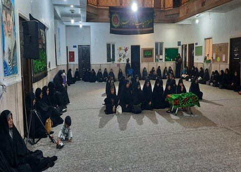 مراسم شهادت حضرت فاطمه(س) در مدرسه علمیه خواهران برازجان