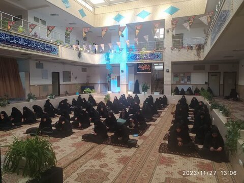تصاویر/ مراسم عزاداری حضرت زهرا (س) در مدرسه علمیه ریحانة الرسول ارومیه