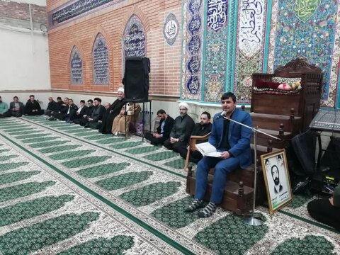 تصاویر/ مراسم عزاداری شب سوم ایام فاطمیه در روستای بیگم قلعه شهرستان نقده