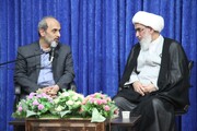 تصاویر/ دیدار رئیس رسانه ملی با نماینده ولی فقیه در بوشهر