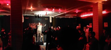 تصاویر/ مراسم سوگواری ایام فاطمیه در مدرسه علمیه تکاب