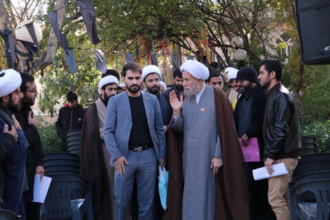 تصاویر| حضور نماینده ولی فقیه در فارس در جمع طلاب منصوریه