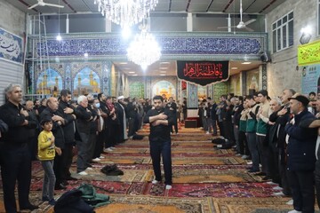 تصاویر/ مراسم چهارمین شب عزاداری ایام فاطمیه در سلماس