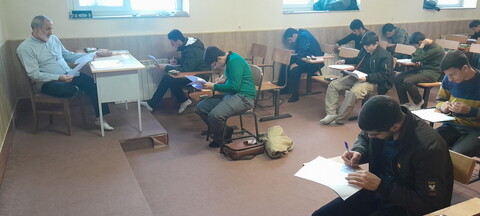 تصاویر/ رقابت ۱۷۰ طلبه آذربایجان شرقی در المپیاد علمی