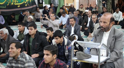 حضور امام جمعه بوشهر در مراسم ایام فاطمیه آبدان