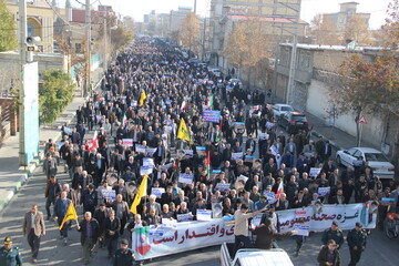 تصاویر/  راهپیمایی محکومیت جنایات رژیم کودک کش صهیونیستی در ارومیه