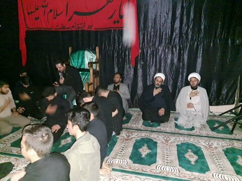 تصاویر/مراسم شهادت حضرت فاطمه الزهرا(س) در مسجد امام حسن (ع) کامیاران