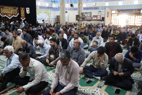 اقامه نماز جمعه در عالیشهر به روایت تصویر