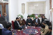 دیدار رئیس عقیدتی سیاسی ستاد کل نیروهای مسلح با خانواده شهید سراج + عکس