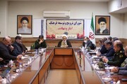 تصاویر/ جلسه «شورای ترویج و توسعه فرهنگ ایثار و شهادت» استان کرمانشاه